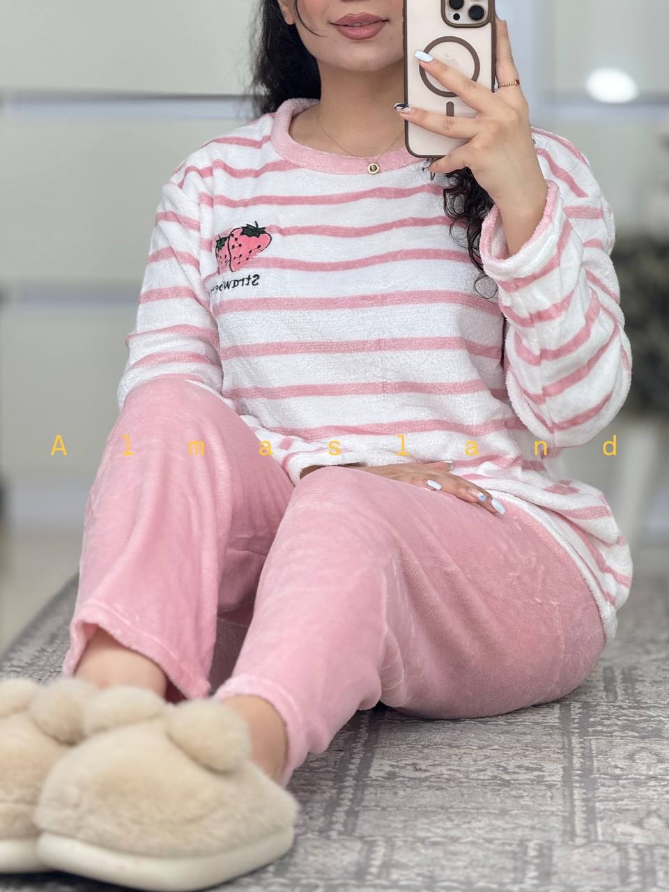 ست حوله ای توت فرنگی کد ۶۰۸۱